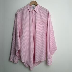 Vetements Light Pink Striped Button Down Shirt